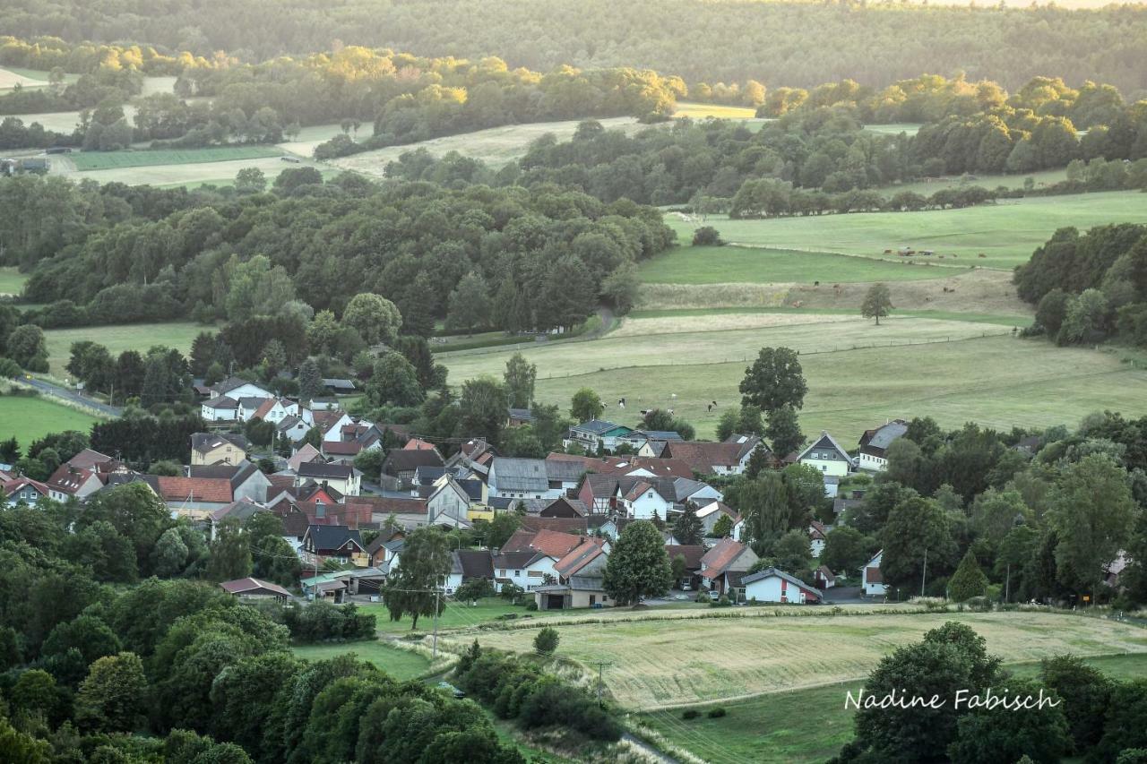 Ferienwohnung Auf Dem Pferdehof Schotten Exterior foto